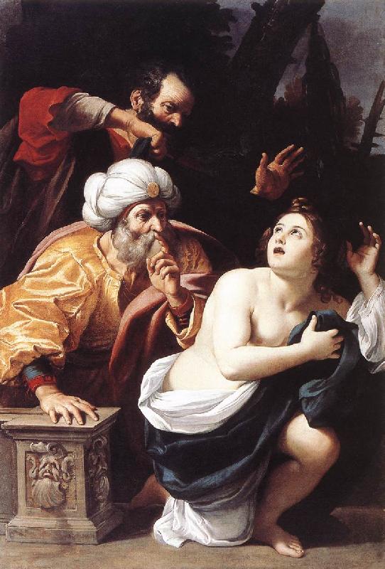 BADALOCCHIO, Sisto Susanna and the Elders  ggg Sweden oil painting art